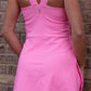 The Bubblegum Pink Hourglass Dress